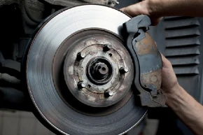 Image of Front Axle Brake Disc and Pads Replacement